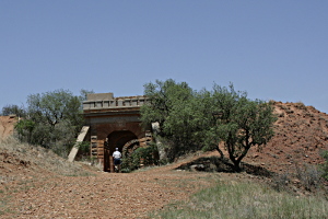 The entrance to Fort Daspoortrand(West Fort)