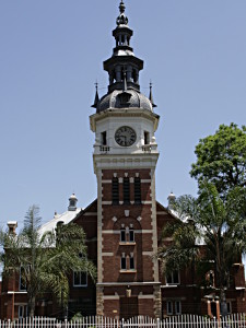 Paul Kruger Church as seen from the Paul Kruger Museum