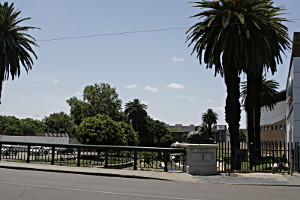 View of Lion Bridge over the Apies river in Pretoria