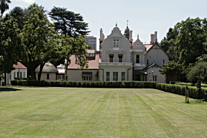 The back of Melrose House