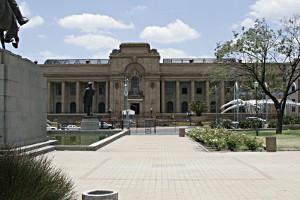 The museum building as seen from the Pretoria Town Hall
