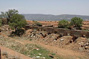 West fort with the
                                    bombproof rooms exposed