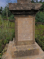 The disappearing memorial inscription (photo: 2025)