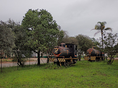 2022 photo of fireless steam trains