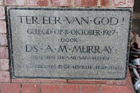 The church foundation stone (Photo: 2025)