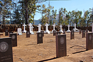 Restored graves at mount prospect near Volksrust
