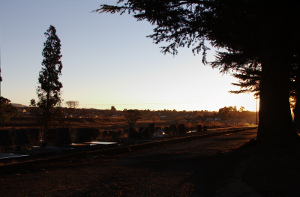 The Old Cemetery at sunset